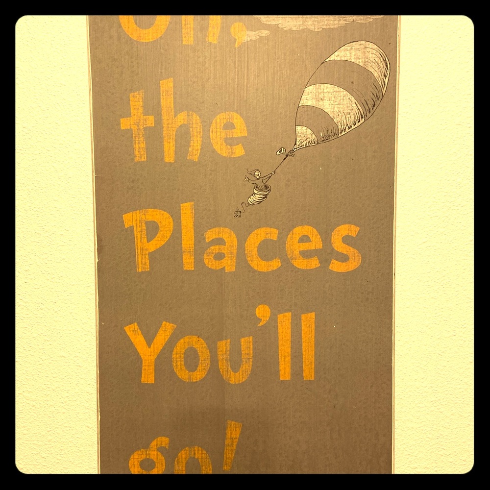 Dr. Seuss Board Painting